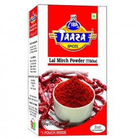 Ciba Taaza Lal Mirch Powder (Tikha)   Box  100 grams